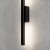 Pionowa lampa elewacyjna AURA CZARNA 110 cm - zblizenie.jpg