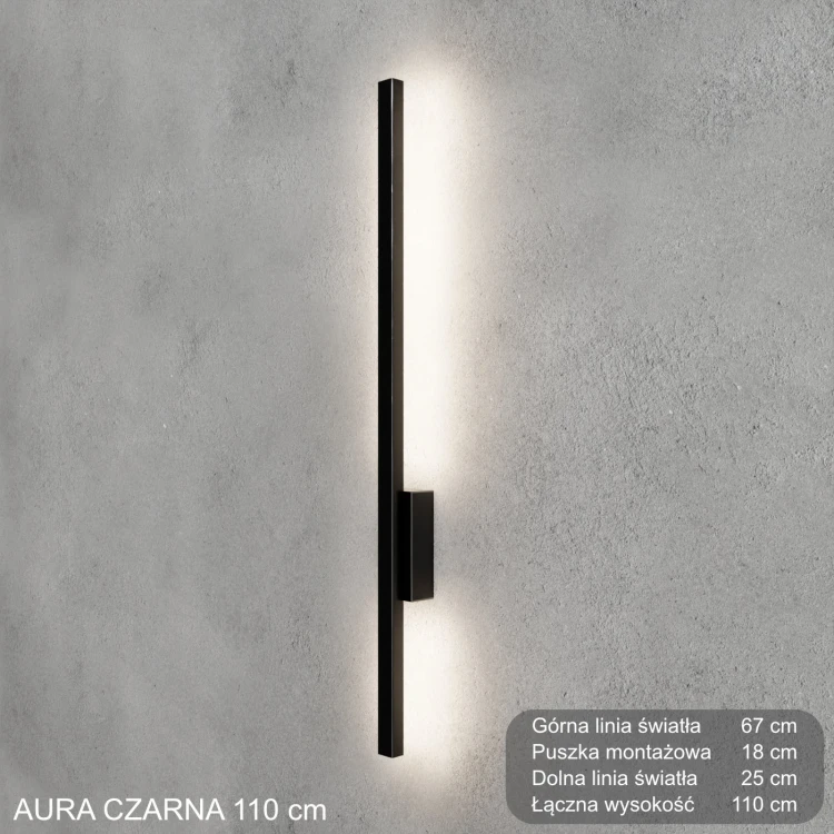 Pionowa lampa elewacyjna AURA CZARNA 110 cm.jpg