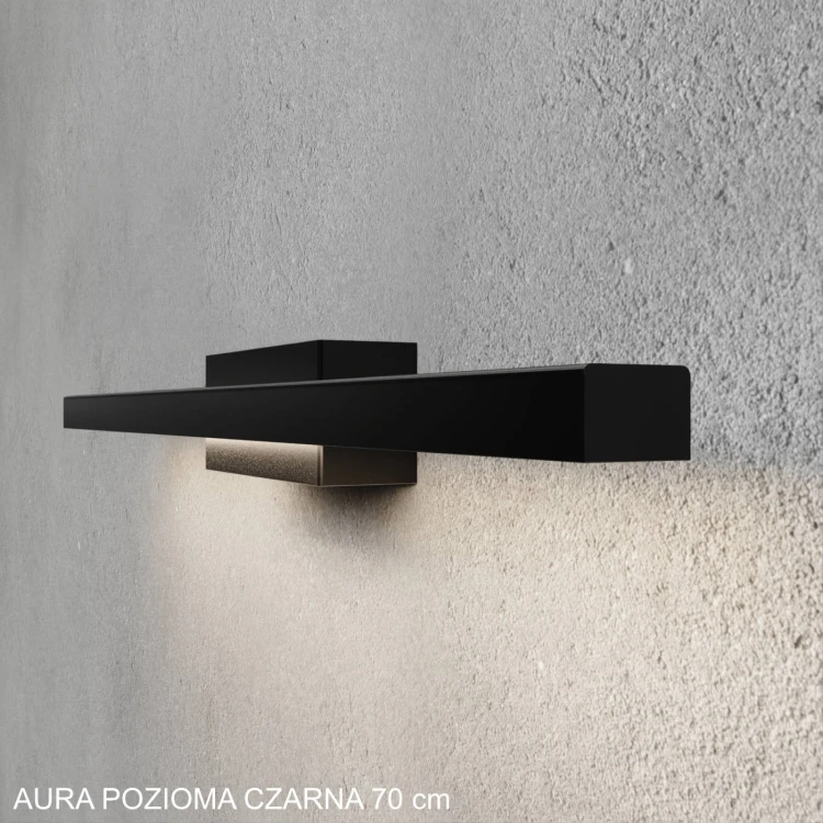 Lampa elewacyjna AURA CZARNA POZIOMA 70 zblizenie cm.jpg